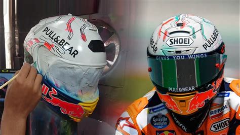 Marc Marquez Helmet / Untitled Daidegas The Gold Shoei Of Marc Marquez Helmet Shoei Helmets ...