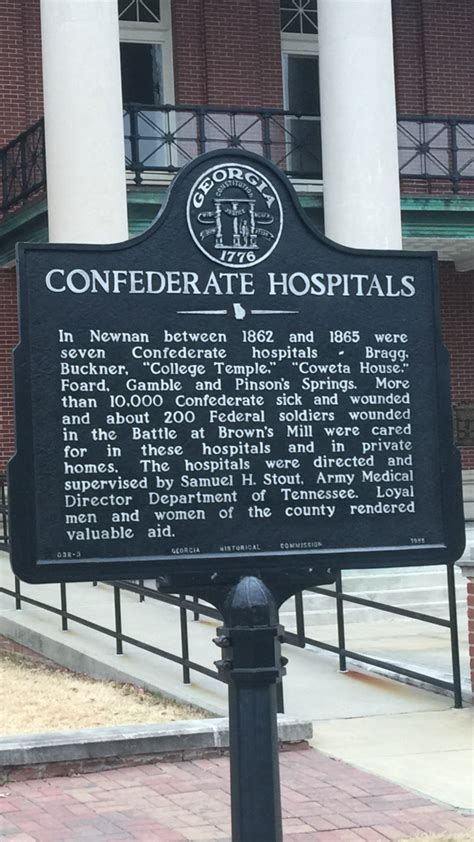 Confederate Hospitals (Coweta County) - Georgia Historical Society