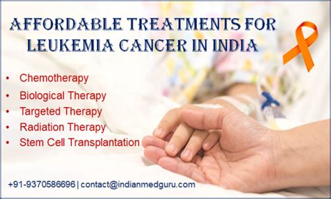 Available Treatment for Leukemia Cancer Consult Indian Med Guru ...