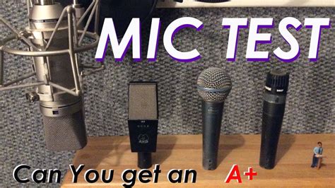 Mic Test - Can you guess what Mic I am using? 4 famous microphones - Mic Tester - YouTube