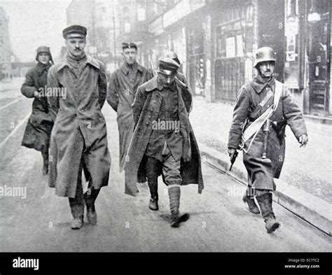 Spartacists captured by German troops during the Spartacist uprising Stock Photo, Royalty Free ...