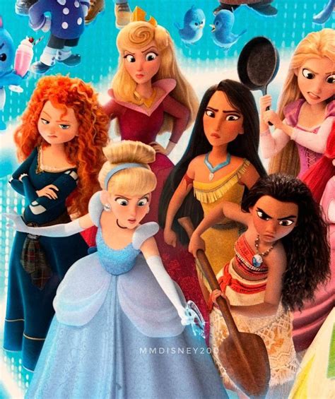 ralph breaks the internet princess close ups - tenshichan1013 | Disney princess artwork ...