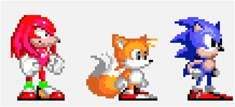 Sonic Tails Knuckles Pixel Art Maker | The Best Porn Website