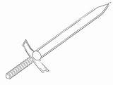 Sword Coloring Pages Weapons Sketch Page sketch template