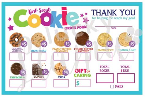 50 best ideas for coloring | Girl Scout Cookies 2022 Order Form