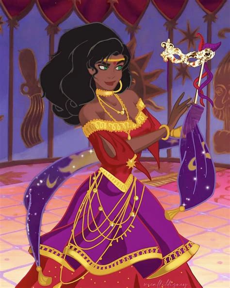 Esmeralda | This Artist Gave Disney Princess Dresses a Design Update | POPSUGAR Smart Living UK ...