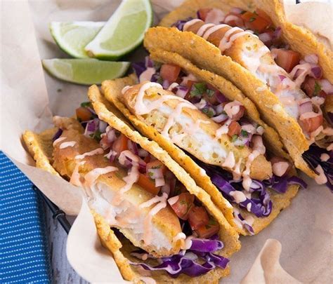 Fried Fish Tacos. Amazing fried tilapia fish tacos with homemade spicy mayo and Pico de Gallo ...