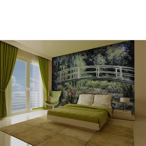 Monet Japanese Bridge Wall Mural Homeware | TheHut.com