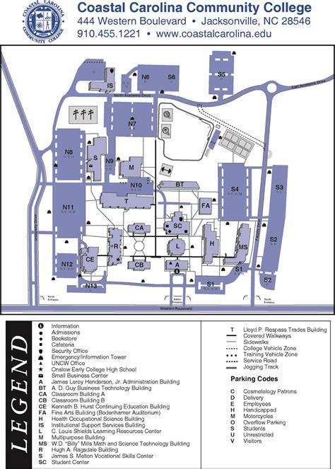 Campus Maps - Coastal Carolina Community College