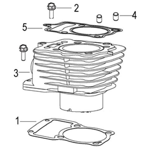 CYLINDER (for 125cc) Keeway Superlight 125 EFI