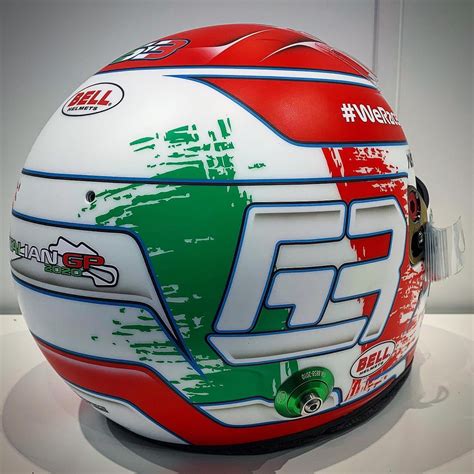 George Russell 2020 Italian Grand Prix helmet · RaceFans