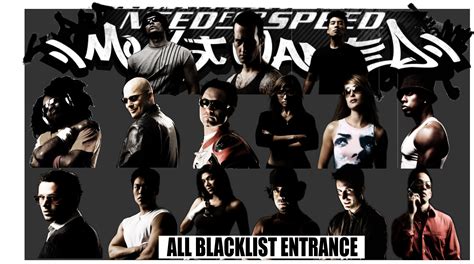 Need For Speed Most Wanted 2005 Blacklist