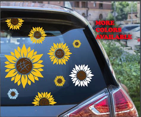 Vinyl Sunflower Car Decal | ubicaciondepersonas.cdmx.gob.mx