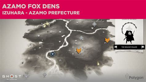 Ghost of Tsushima guide: Fox Den locations and maps - Polygon