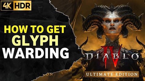 How to Get Glyph Warding DIABLO 4 Glyph Warding Location | Diablo 4 ...