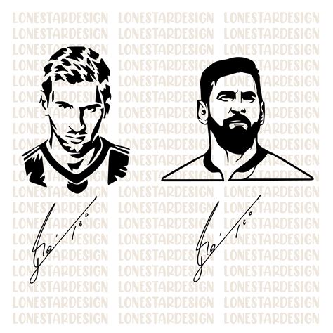 Messi Svg Lionel Messi Digital Art Football Soccer Leo - Etsy Australia