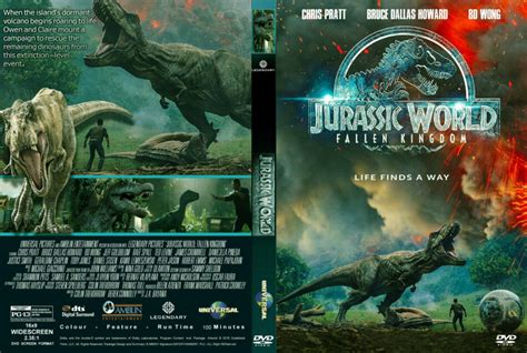 Jurassic World: Fallen Kingdom (2018) R1 CUSTOM DVD Cover & Label - DVDcover.Com