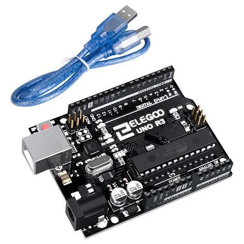 Buy ELEGOO UNO R3 Board ATmega328P ATMEGA16U2 with USB Cable Compatible ...