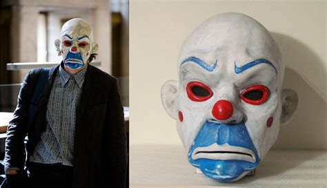 TDK Joker Bank Heist Mask、Knife | Joker, Movie props, Mask