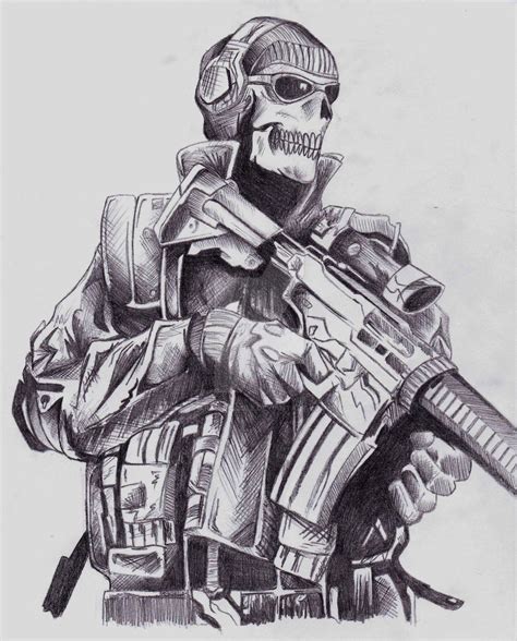 Ghost MW2 by ArtisticCole on DeviantArt