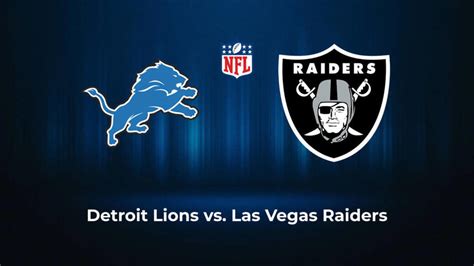 Lions vs. Raiders Picks, Best Bets and Prediction – Week 8 - Athlon Sports