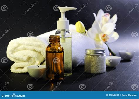 Spa products stock image. Image of lotion, life, still - 17362839