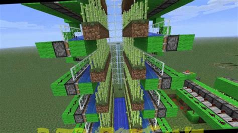 Minecraft Sugar Cane Farm - Automated Sugar Cane Farm Tutorial Minecraft Project - By ...