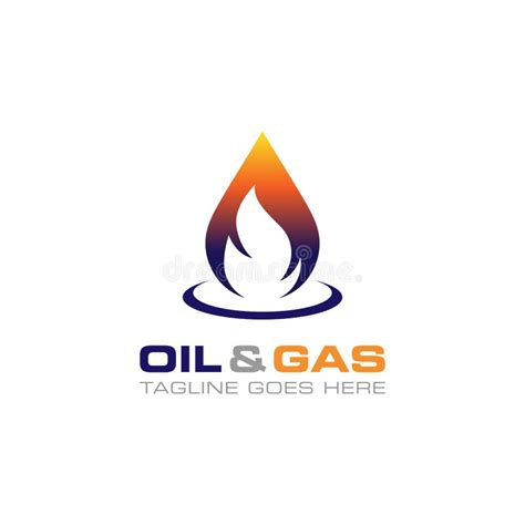 Oil and Gas Company Logo Design Template. Stock Vector - Illustration of burn, isolated: 192819015