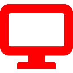 Red desktop icon - Free red desktop icons