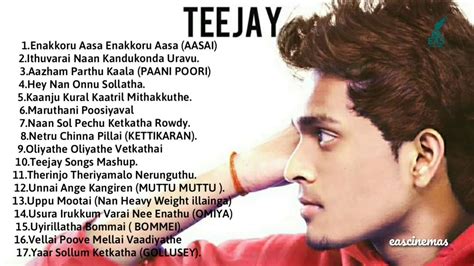 TeeJay Album Songs | Jukebox | Tamil Album Songs | TeeJay New Song I ...