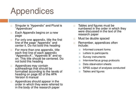 Apa Appendix Format | Scientific writing, Apa appendix, Paper writing service