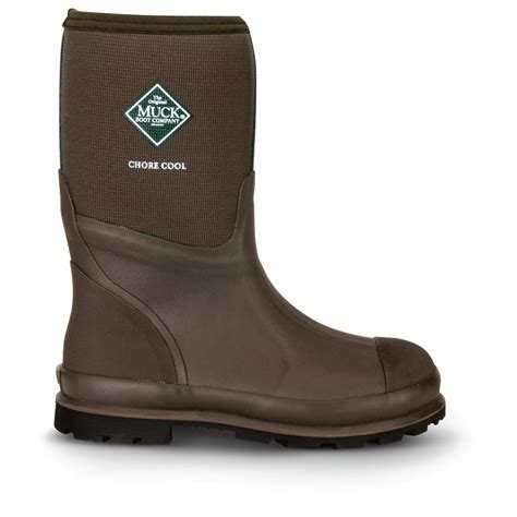 Men's Muck Boots™ Chore Cool Waterproof Mid Rubber Boots, Brown ...