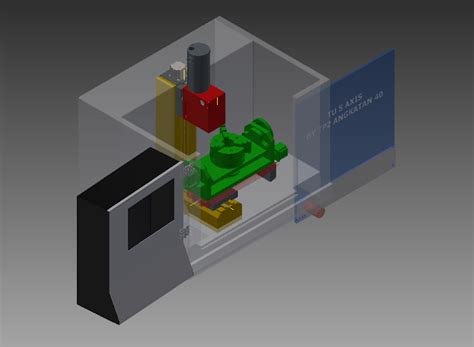 TUGAS AKHIR STUDI CNC 5 AXIS: Desain Mesin CNC Milling 5 Axis