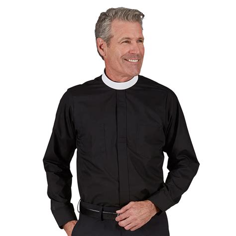 Clergy Neckband Shirt - Toomey #201 Long Sleeve - McKay Church Goods