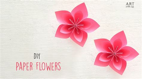 DIY Paper Flowers - YouTube