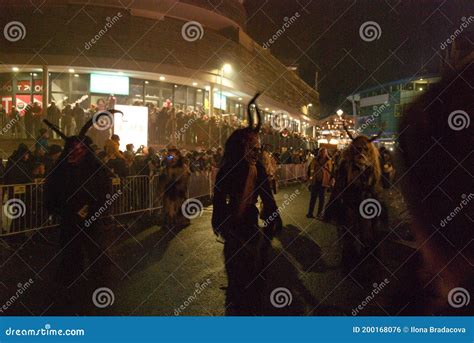 The Krampus Parade in Austria Editorial Photo - Image of devil ...