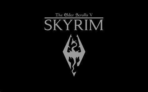 Skyrim Logo Wallpapers - Wallpaper Cave