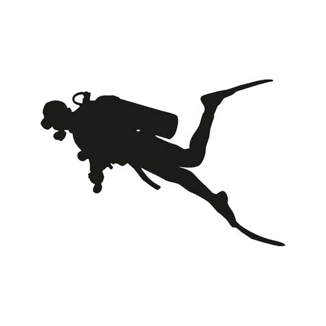 Scuba diving Underwater diving Scuba set Clip art - Silhouette png download - 800*800 - Free ...