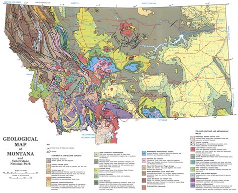 Montana Geology Map