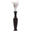 Uniquewise 26" Dark Brown Accent Metal Floor Vase Centerpiece Home ...