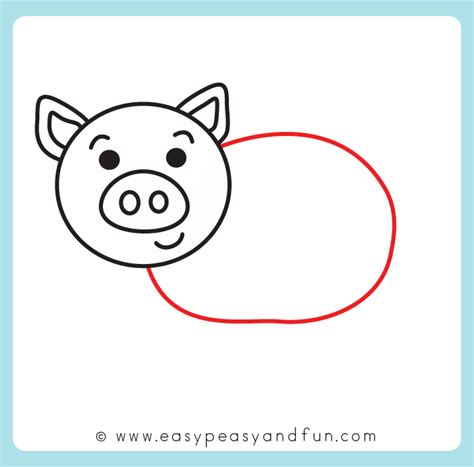 How to Draw a Pig – Step by Step Drawing Tutorial - Easy Peasy and Fun