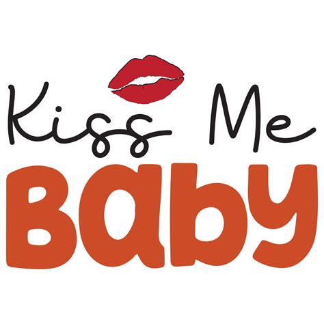 kiss me baby 29238620 Vector Art at Vecteezy