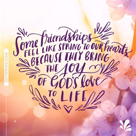 Spring To Our Hearts | DaySpring eCard Studio | Friendship bible quotes ...