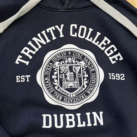 Trinity College Dublin Hoodie Size S - Depop