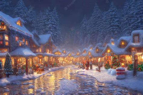 🔥 [20+] Snow Village Christmas Wallpapers | WallpaperSafari