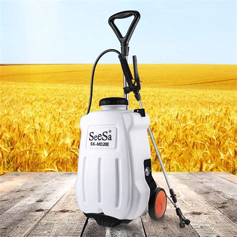 SeeSa 20L Battery Powered Backpack Sprayer with Cart Sprayers in Lawn ...