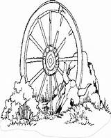 Wagon Wheel Coloring Pages sketch template