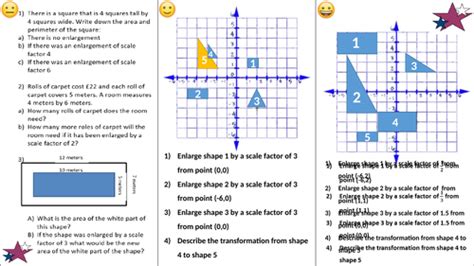 Enlargement Worksheet - lesson 2 | Teaching Resources