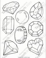 Jewel Coloring Page sketch template