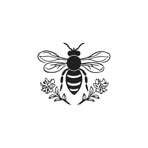 Honey Bee icon, honey bee silhouette vector 24498776 Vector Art at Vecteezy